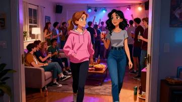 Auf die Hausparty gehen