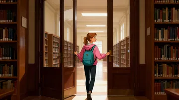 In der Bibliothek lernen