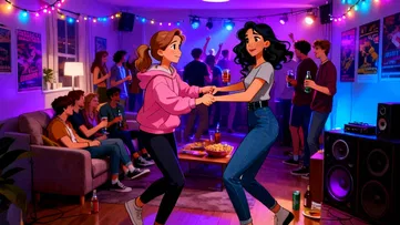 Emma geht mit Laura tanzen