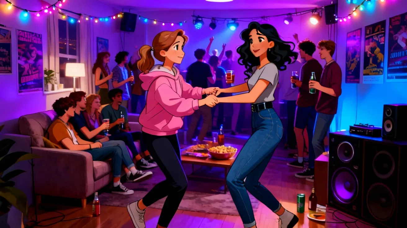 Emma geht mit Laura tanzen