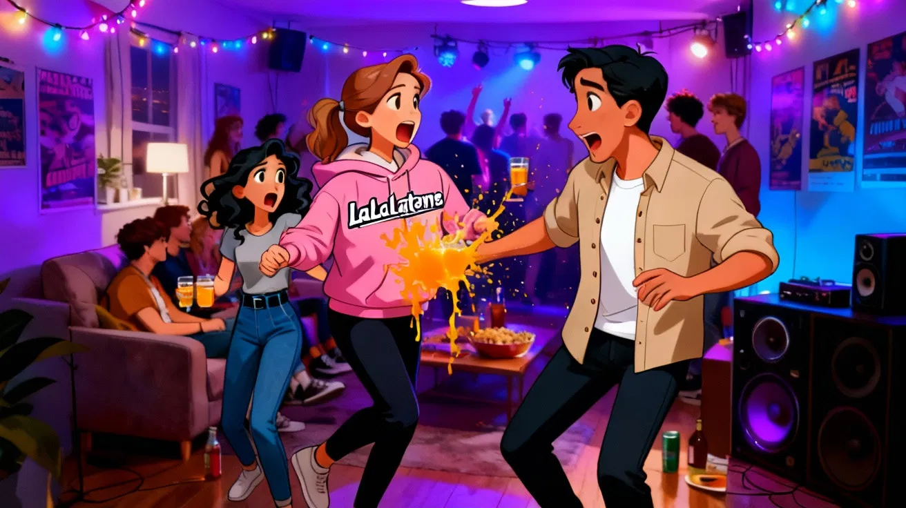 Emmas Pullover ist nass