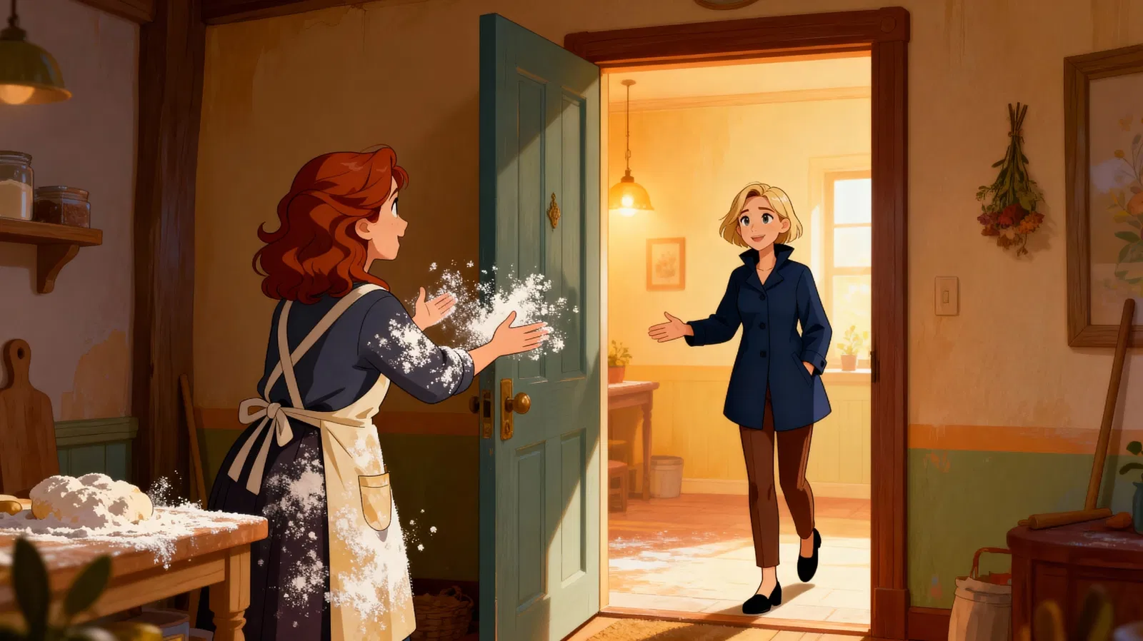 Deine Schwester besuchen