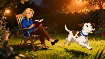 Im Garten lesen