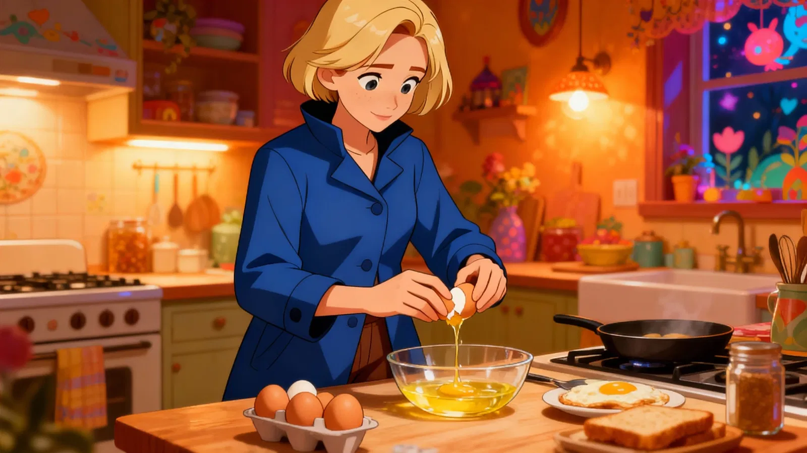 Zu Hause frühstücken