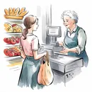 Anna geht einkaufen