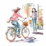Monas Fahrrad ist weg